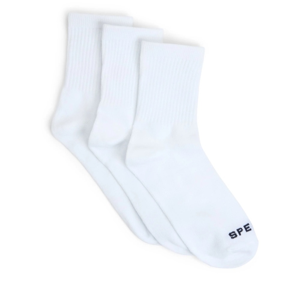 New Sperry Men's Quarter White Cushion Comfort Socks - 1ct